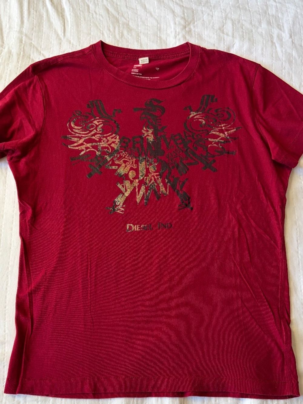 Red Diesel T Shirt, cotton, M